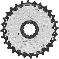 Galinis žvaigždžių blokas Shimano Altus CS-HG400 ECSHG4007128, plienas, sidabro