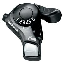 Pavarų perjungimo rankenėlė Shimano Tourney SL-TX30 ASLTX30R6AT, plastikas/guma, juoda
