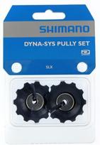 Galinio pavarų perjungėjo ratukų komplektas Shimano SLX RD-M663 10-speed Y5XE98030, plastikas/plienas, sidabro/juoda, 2 vnt.