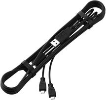 Laidas Favero Assioma Pro Micro-USB, polivinilchloridas (pvc), juoda