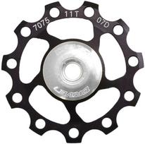 Galinio pavarų perjungėjo ratukas SunRace SP860 11T READ17, metalas, juoda/chromo