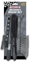 Dviračių valymo komplektas Finish Line Brush Set TOOL931, plastikas/nailonas/metalas, juoda, 5 vnt.