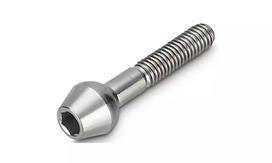 Sraigtas, sėdynės strypui Newmen Hex M6x30 TL10.5, titanas, sidabro