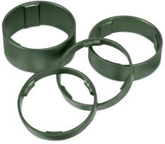 Dviračių atsarginė dalis RFR Spacer Set 10401, aliuminis, žalia