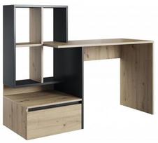 Paco PC-02 Rašomasis stalas Antracito/Ąžuolas (Anthracite/Oak)