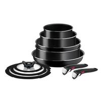 tefal cook - Tefal INGENIO EASY COOK & CLEAN virtuvės puodų ir keptuvių rinkinys 10 dalių (Juodas) - 1 nuotrauka