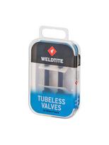 Vožtuvas Weldtite Tubeless Valve Kit 05050, plastikas, juoda, 2 vnt.