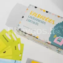 kalbancios korteles - Lavinamosios kalbančios kortelės vaikams (Rožinė) - 1 nuotrauka