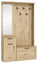 Prieškambario baldų komplektas Forte Niko, ąžuolo (Oak)