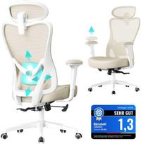 Songmics Ergonominė biuro kėdė, juoda (Black)