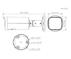 3288 - NET CAMERA 6MP BULLET/HFW2649T-ZAS-IL-27135 DAHUA | IPC-HFW2649T-ZAS-IL-27135 - 2 nuotrauka