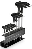 Instrumentas Cube Allen Key Set T-Form 40404, plienas, sidabro/juoda, 8 vnt.