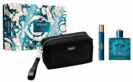 Versace Eros Dovanų Rinkinys Vyrams EDP 100 ml + EDP 10 ml + Kosmetinė