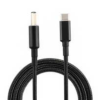 Fusion Accessories USB-C į DELL 4.5x3.0 100W 1.8m Juodas (Black)