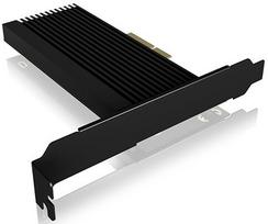adapter pcie - Raidsonic Icy Box IB-PCI208-HS adapteris, juodas (Black) - 1 nuotrauka