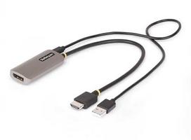 StarTech 148B-HDMI-DP-8K HDMI į DisplayPort adapteris 0.3m Juodas, Sidabras (Black, Silver)