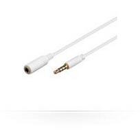 MicroConnect 3.5mm Minijack ausinių ir garso kabelis 1m Baltas (White)