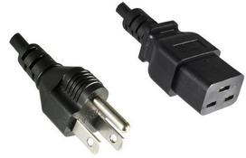 Microconnect PE110518 maitinimo kabelis C19 1.8m Juodas (Black)