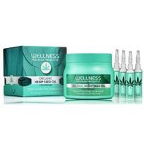 Wellness Premium Products Organic Hemp Seed Oil Deep Hydrating drėkinamoji plaukų kaukė - 1 vnt.