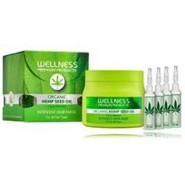 Wellness Premium Products Organic Hemp Seed Oil Intensive kaukė visiems plaukų tipams - 1 vnt.