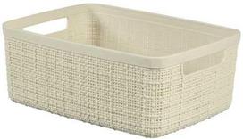 Daiktadėžė Curver Jute, 5 l, kreminė (Cream), 27 x 20 x 11 cm