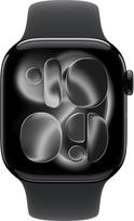l cell - Apple Watch Series 11 42mm Jet Juodas (Jet Black) Aluminium Case su Juodas (Black) Sport Band - M/L - 1 nuotrauka