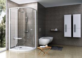 Dušo kabina Ravak Pivot PSKK3-80 37644101Z1, pusapvalė, be padėklo, 80 cm x 80 cm x 190 cm