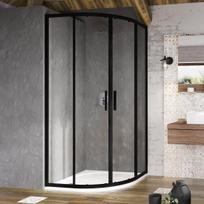duso kabinos 80 x 80 ravak - Dušo kabina Ravak Blix Slim BLSCP4-80, pusapvalė, be padėklo, 80 cm x 80 cm x 195 cm - 1 nuotrauka