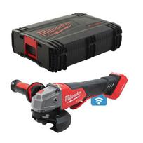 milwaukee kampinis slifuoklis - Milwaukee M18 ONEFSAG125XPDB-0X FUEL ONE-KEY, 18 V, 125 mm + lagaminas - 1 nuotrauka