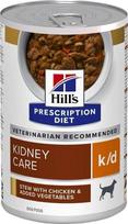 Šlapias šunų maistas HILL'S Prescription Diet Kidney Care k/d, vištiena, 0.400 kg