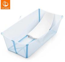 STOKKE Flexi Bath X-Large vonelė su įdėklu (Glacier)