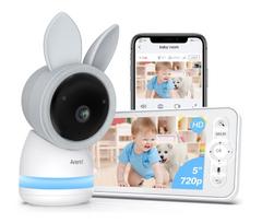 Arenti AINanny 3MP 2K UHD Mobili auklė su LCD ekranu