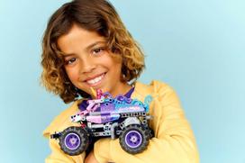 smash - LEGO Monster Jam Sparkle Smash Pull-Back 42220 - 6 nuotrauka