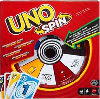 kortos - Mattel UNO SPIN stalo žaidimas (JGR00) - 1 nuotrauka