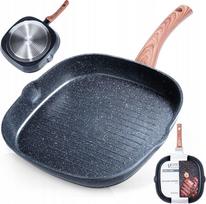 Vilde Black&Wood Grilio keptuvė 28 cm, Juodas (Black)