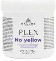 keratino kauke plaukams - Plaukų kaukė Kallos Plex Bond Builder No Geltona Hair Mask 275 ml - 1 nuotrauka