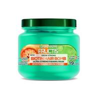 Garnier Fructis Grow Strong Biotin Hair Bomb stiprinamoji plaukų kaukė 320ml