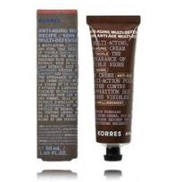 Korres Athenian Grooming Anti-Aging Cream paakių ir veido kremas nuo raukšlių vyrams - 50 ml.