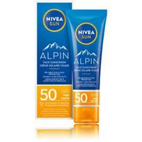 Nivea Sun Alpin SPF50 apsauginis veido kremas nuo saulės, šalčio ir vėjo. - 50 ml.