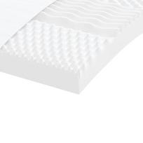 istraukiama sofa lova - vidaXL Ištraukiama lova su stalčiais, kreminė (Cream), 90x200 cm, audinys - 5 nuotrauka