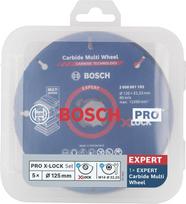 pjovimo diskai 125 - Pjovimo diskas Bosch X-LOCK Starter Kit, 125 mm x 1 mm x 22.23 mm - 1 nuotrauka