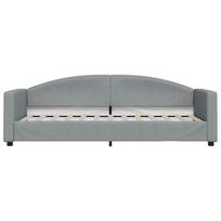 sviesi sofa - vidaXL Sofa, šviesiai pilkos spalvos, 80x200cm, audinys - 7 nuotrauka