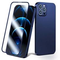 iphone 13 dekliukais - Joyroom 360 Full Case iPhone 13 priekinis ir galinis dėklas + grūdintas stiklas Mėlynas (Blue) - 1 nuotrauka