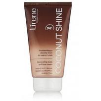 Lirene Moccoa Coconut Shine Body Illuminating Cream švytėjimo suteikiantis kūno ir veido kremas - 150 ml.