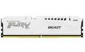 kingston fury beast 32gb - Kingston Fury Beast, DDR5, 32 GB, 6400 MHz, CL32, Baltas (White) - 1 nuotrauka