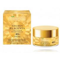 Bielenda Golden Placenta 40+ Moisturizing & Smoothing Cream drėkinantis ir glotninantis kremas nuo raukšlių brandžiai veido odai - 50 ml.