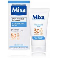 Mixa Daily Invisible SPF Cream SPF50 apsauginis dieninis veido kremas - 50 ml.
