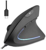 Perixx PERIMICE-513 C Juoda (Black) Vertical Ergonomic Mouse