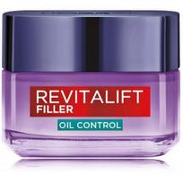 L'oreal Revitalift Filler Oil Control Cream veido kremas riebiai ir mišriai odai - 50 ml.