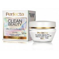 Perfecta Clean Beauty 50+ dieninis ir naktinis veido kremas nuo raukšlių - 50 ml.